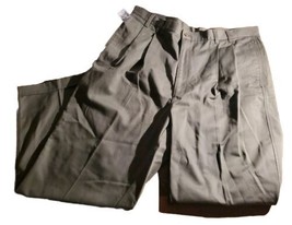 Jos A. Bank Pleated Twill Casual Dress Pants Men Sz 40X30 NEW Olive Green - £22.88 GBP