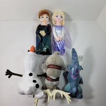 Disney Frozen Plush Doll Anna Elsa Sven Olaf Bruni NWOT Set 5 Just Play Stuffed - £27.06 GBP