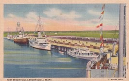 Port Brownsville Texas TX Postcard A31 - £2.38 GBP
