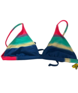 Body Glove Donna Jeans Tintura Triangolo Bikini Tie Top, Blu Denim Verde... - $376.14 MXN