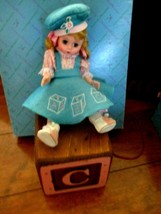 Madame Alexander Ltd Ed. Wendy Learns her ABC&#39;s 8&quot; Doll with Alphabet Block MIB - £58.18 GBP