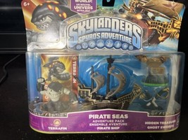 New 2011 Activision Skylanders Pirate Seas Adventure Pack Of 4-TERRAFIN Shark - £46.92 GBP