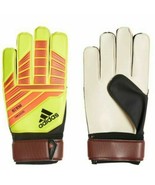 Adidas Soccer Predator Training Positive Cut Gloves Sz 8 or 9  Yellow Or... - £12.90 GBP
