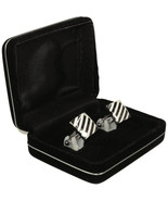 Men J.Valintin Cufflinks by Vitorofolo for French Cuff Shirt V29-10 Silv... - $29.99