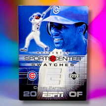 2005 Upper Deck ESPN Corey Patterson Swatch Game Used Jersey Chicago Cubs - £1.78 GBP