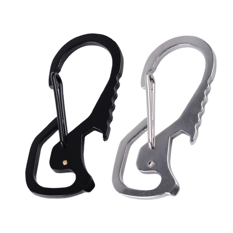 Outdoor Climbing Carabiners Backpack Clasps EDC Keychain Camping Hiking Bottle - £11.04 GBP+