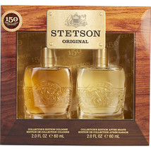 STETSON by Stetson COLOGNE 2 OZ &amp; AFTERSHAVE 2 OZ (COLLECTOR&#39;S EDITION) - £21.50 GBP