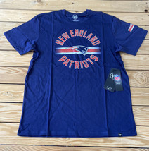 ‘47 NWT $30 Men’s Short Sleeve NFL New England patriots Shirt Size L Blu... - £12.60 GBP