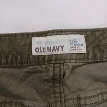 Old Navy RN#54023 Women’s Green Corduroy Cotton Blend Trouser Pants Sz 6 (28×29) image 2