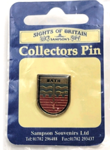 Bath England Pin Sights of Britain Sampson Souvenirs City Crest Shield o... - $13.99