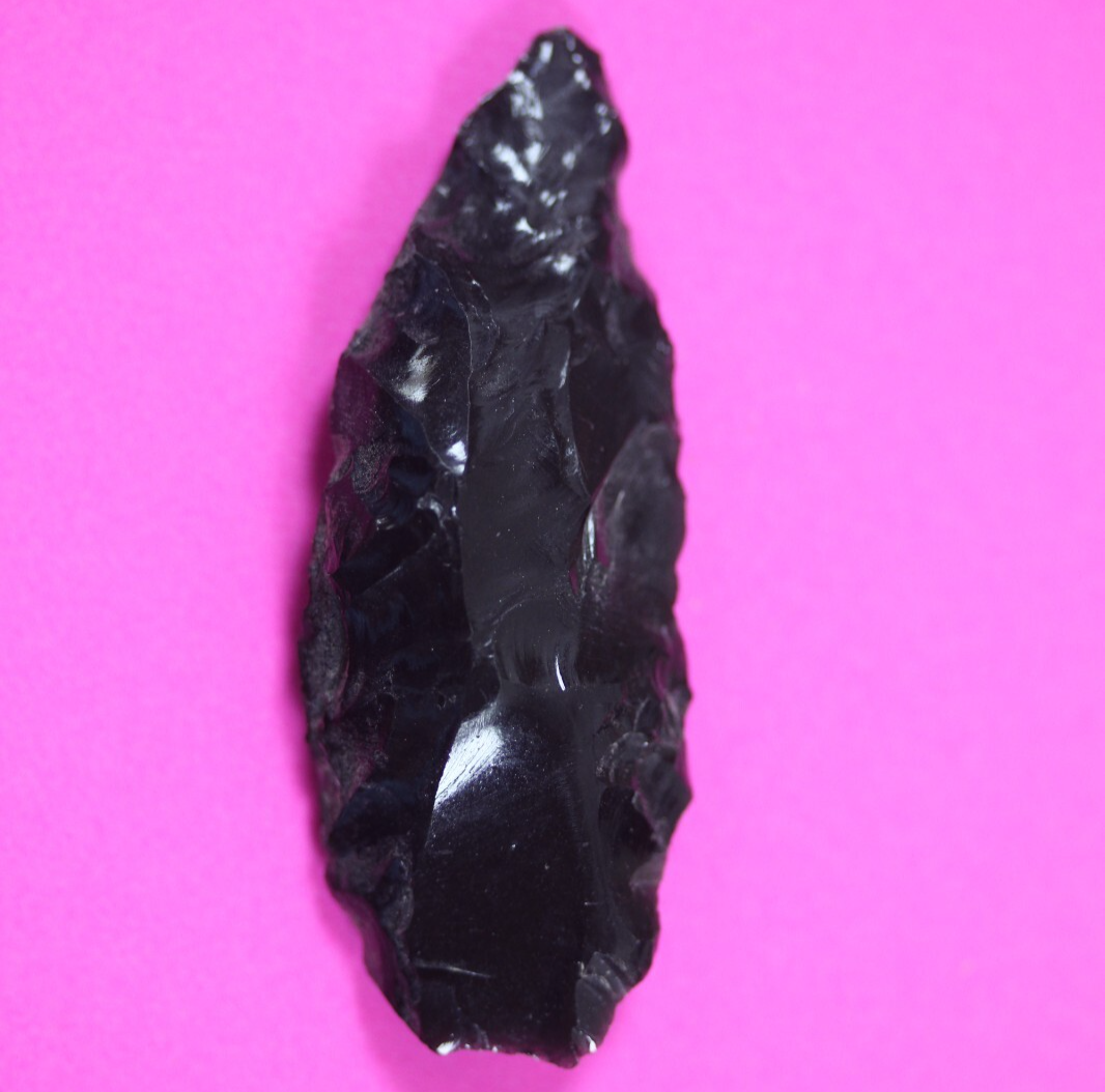 Authentic Pre Columbian Artifact Aztec Arrowhead Battle of Mexico City C... - $29.99