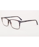 Tom Ford 5584-B 056 Havana Gray / Blue Block Eyeglasses TF5584 056 56mm - $208.05