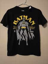 Batman Pullover T-Shirt Men&#39;s Large Logo Graphic Print Crew Casual Prepp... - $23.75