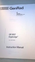 GenRad GFR1657-9700 RLC Digibridge Instructiion Manual - $125.00