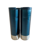 2X Starbucks Vacuum Insulated Stainless Steel Traveler Tumbler 20oz Teal... - €42,49 EUR