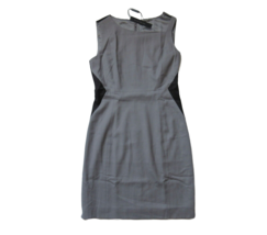 NWT Elie Tahari Estelle Pumice Gray Colorblock Stretch Wool Dress 10 $368 - £38.66 GBP