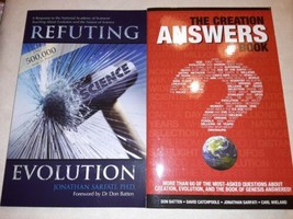 2 Don Batten Books Refuting Evolution &amp; Creation Answers Book - $12.86