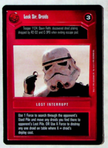 Look Sir, Droids CCG Card - Star Wars Premier Set - Decipher - 1995 - £2.34 GBP
