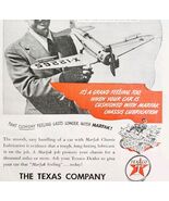 1948 Texaco Gasoline &amp; Oil Company Advertisement Marfak Chasses Lube E2H1 - $545.74 MXN