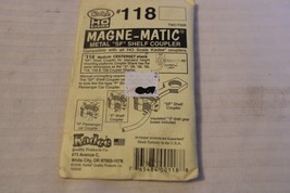 HO Scale Kadee Magne-Matic Couplers, Two Pairs #118 BNOS - $14.00