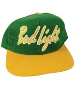 Vintage Green Bud Light Hat Beer Snapback Made in USA Official Product G... - €37,89 EUR
