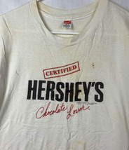 Vintage Hershey Chocolate T Shirt Single Stitch Promo USA 70s 80s Medium... - $17.99