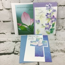 Hallmark Religious Easter Greeting Cards Lot Of 3 With Envelopes - £7.90 GBP