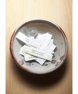 Artisan Pottery: Stoneware Fortune Bowl (MB10) - €17,09 EUR
