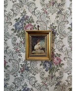 Small Vintage French ‘Painting’ in Gilded Frame.Portrait of a Young Fren... - $1,714.58 MXN