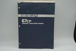 Beseler 67 CP Darkroom Enlarger Instructions Manual - £11.69 GBP