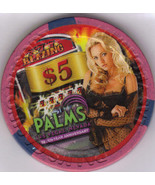$5 Palms Hotel Blazing 7th Anniv Nov 15 2008  Vegas Chip - $17.70 CAD