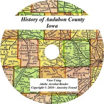 History &amp; Genealogy Audubon County Iowa Brayton Gray Exira Ia Biographies - £4.68 GBP