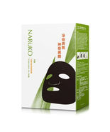 Naruko Tea Tree Acne Control &amp; Blemish Clear Black Facial Mask 8 Pcs / O... - £15.70 GBP