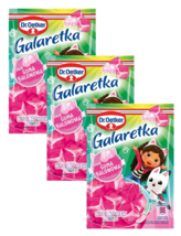 Dr. Oetker instant Jello: BUBBLE GUM flavor PACK of 3 - 12 servings- FRE... - $10.88