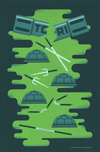 Andrew Heath SIGNED Pop Art Screen Print ~ Teenage Mutant Ninja Turtles TMNT - £38.91 GBP