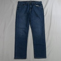 Eddie Bauer 10 Boyfriend Slim Medium Wash Stretch Denim Womens Jeans - £11.21 GBP