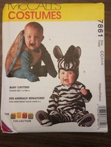 McCall&#39;s #7861 ~ Pattern Zebra Turtle Jumpsuit ~ Toddler 2 3 &amp; 4 ~ CC / UC - £12.85 GBP