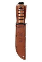 Kabar 1225S Full Size Brown Leather USN Sheath - £16.58 GBP