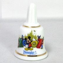 2007 Disneyland DLR Mini Bell 2" w Characters Bone China Porcelain - $19.20