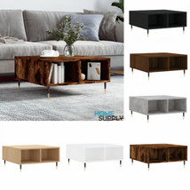Modern Wooden Living Room Coffee Table With 2 Open Storage Compartments Legs - £41.61 GBP+