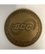 Southwestern Bell Nevada Bell Pacific Bell Cellular One Paperweight Medal - $19.75