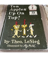 Theo LeSieg Ten Apples Up On Top! Dr Seuss 1st edition 1st impression 19... - £11.66 GBP