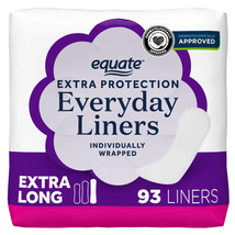 Extra Protection Everyday Panty Liners, Extra Long Length, Unscented  (9... - $18.13