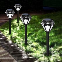 Ouddy Decor Solar Outdoor Waterproof LED Garden Lights Cool White 4 Pack - $104.04 MXN Ouddy Decor Solar Outdoor Waterproof LED Garden Lights Cool White 4 Pack - $104.04 MXN