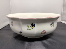 Villeroy &amp; Boch PETITE FLEUR Vegetable Bowl Serving Bowl 8-1/4&quot; 8.25&quot; ++CHIP++ - £18.68 GBP