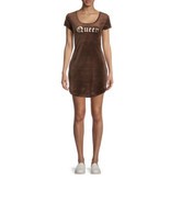 No Boundaries Women&#39;s Juniors Brown Velvet Dress Queen  SZ Large (11-13) - £7.08 GBP