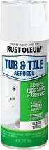 Rust-Oleum 280882 Specialty Tub &amp; Tile Spray Paint, 12 oz, White - £30.43 GBP