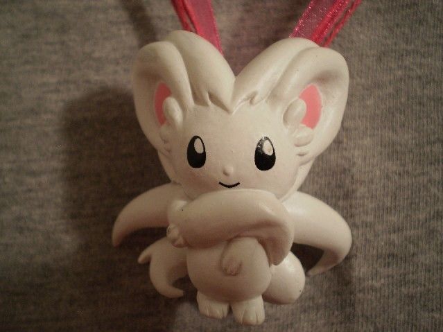 Pokemon Cinccino Mouse Chinchilla Charm Figure Necklace - £7.90 GBP