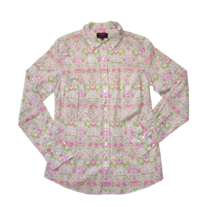 NWT J.Crew Liberty Art Fabrics Perfect Shirt in Flamingo Lodden Paisley Top 4 - £48.52 GBP
