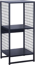 Cube Book Shelf From Household Essentials With Metal Mesh Sides - £42.32 GBP